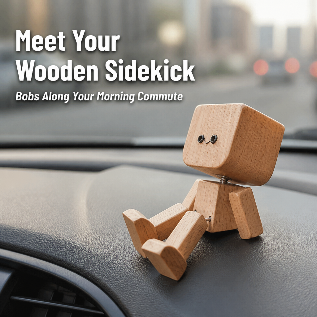 SwayBuddie™ — Animate Your Dashboard with 12 Interchangeable Magnetic Faces