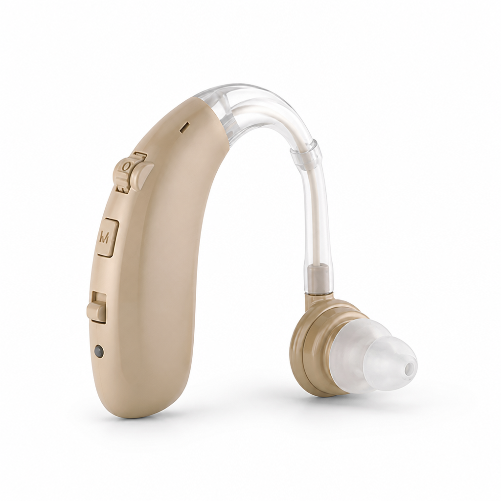 Rechargeable 20-Hour Noise-Reducing Hearing Aid