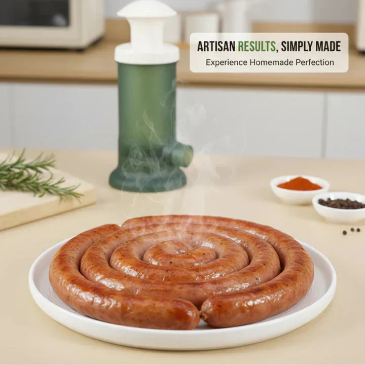 Hand-Powered Sausage Filler – Achieve Uniform Casings Without Power