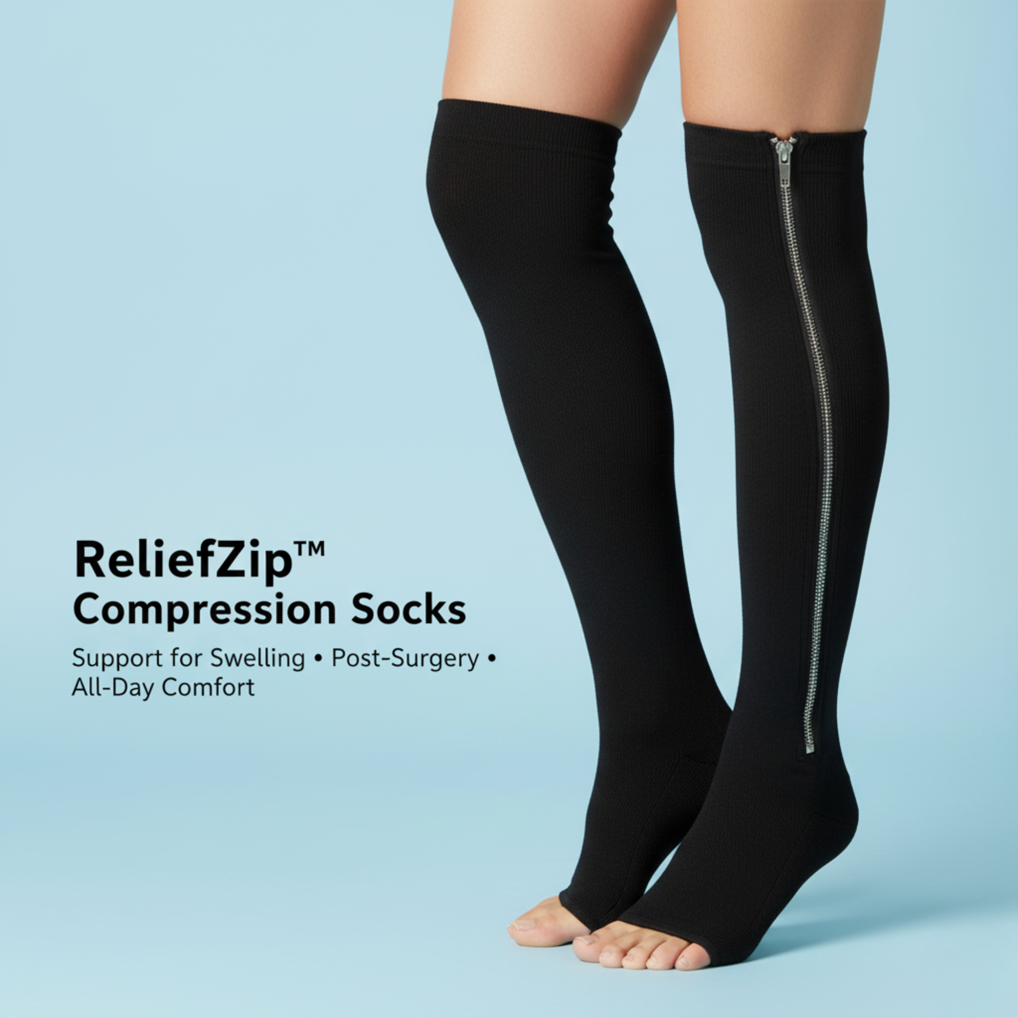 LuminaStride™ — Zip On Lightness That Crushes Leg Pain and Fatigue