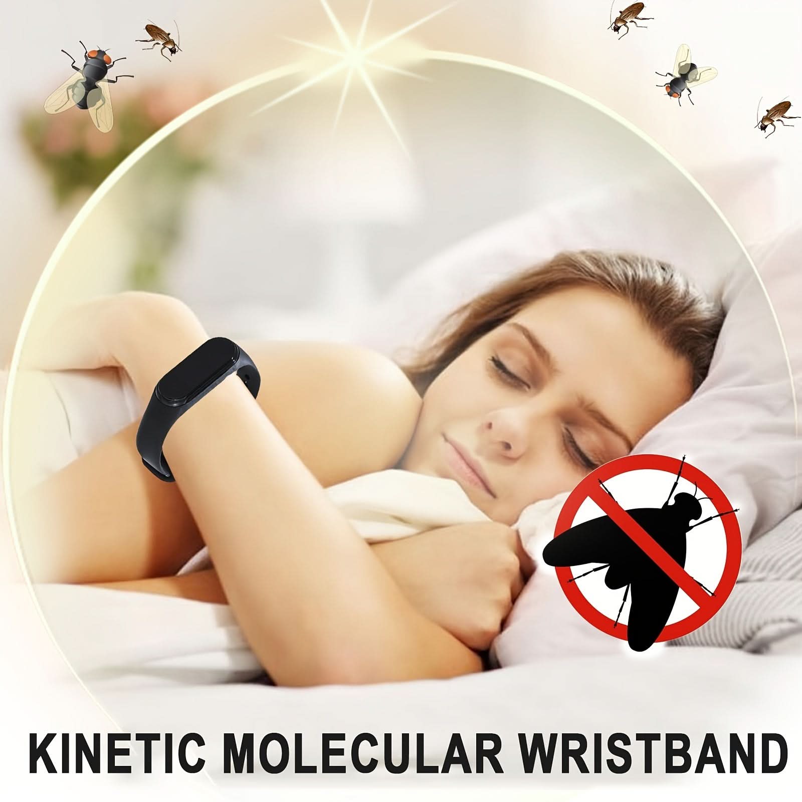 Unisex Bracelet Style Watch for Mosquito Repellent