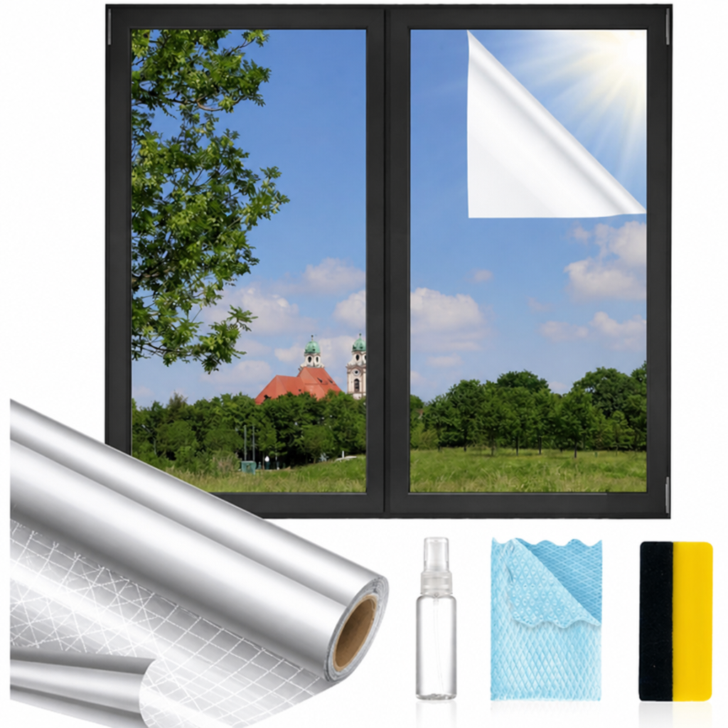 SilvaShield™ One-Way Privacy Film — Enjoy Instant Cool Comfort and Total Privacy Without the Fuss
