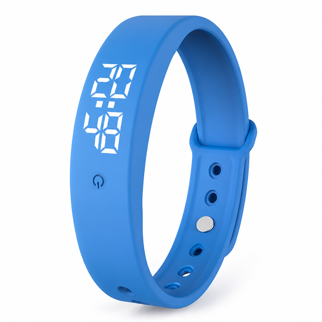 Waterproof Vibration & Temperature Tracking Smartwatch