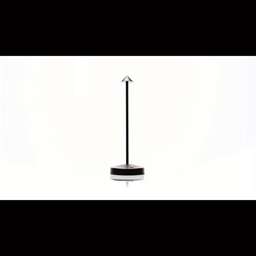 Wireless Rechargeable LED Desk Lamp with Touch Sensor for Ambient Lighting