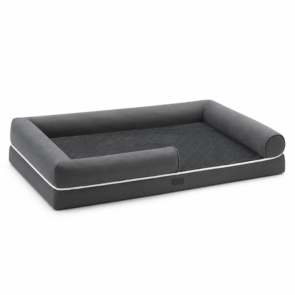 Orthopedic Washable-Cover Pet Bed (Non-Slip Base)