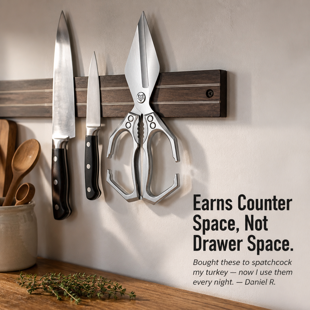 ChefClaw™ — Snap Shells, Crack Bones & Skip the Chef's Knife
