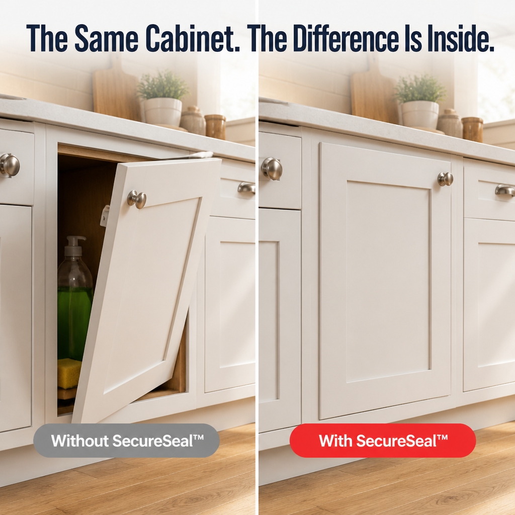SecureSeal™ — Prevent Drawers from Slamming Open in Under 60 Seconds