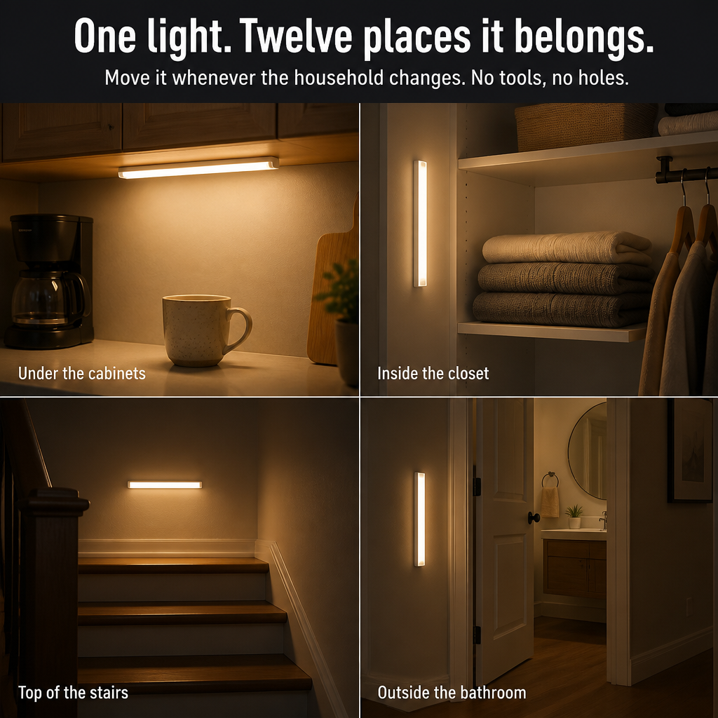 LumaSense™ — Illuminate Each Midnight Step Without Disturbing the Home