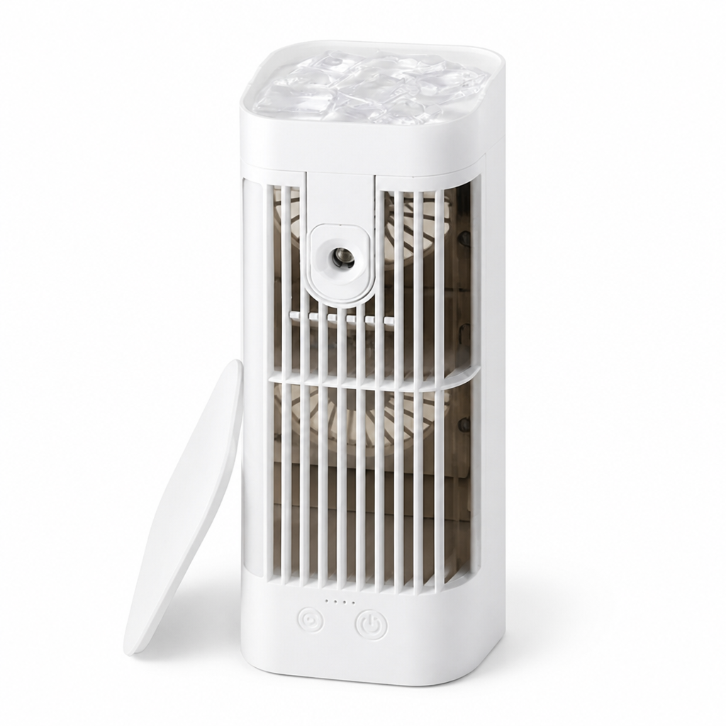 USB Powered Quiet 3-Speed Personal Misting Fan