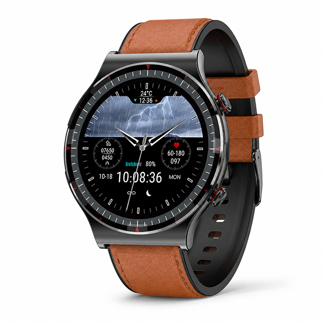 ECG & SpO2 Full-Touch HD Smartwatch