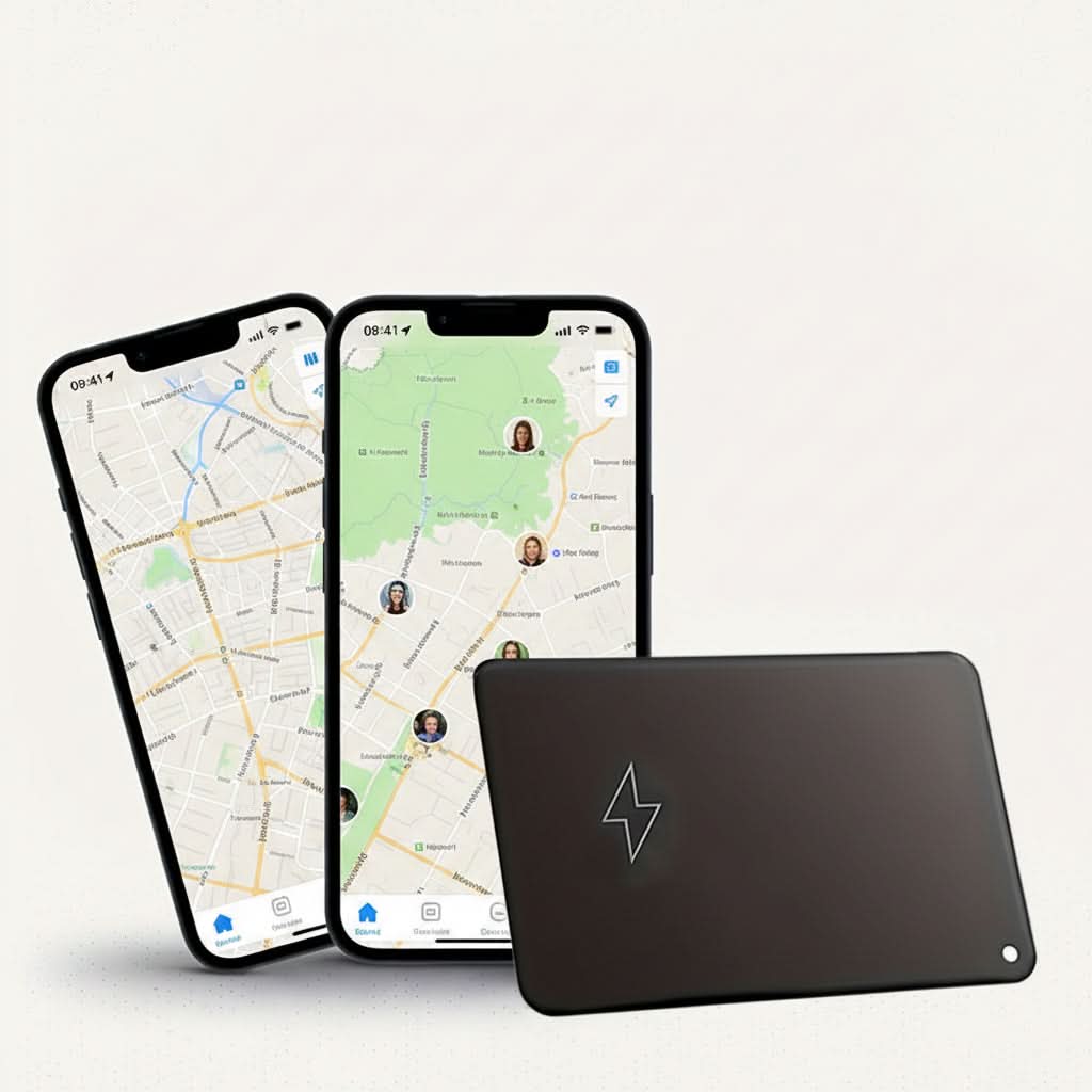 Smart Wallet Tracker Card – Slim Design for Easy Carry