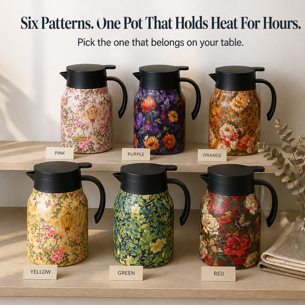 BrewAura™ — Brew, Serve & Showcase Tea That Stays Hot for Six Hours