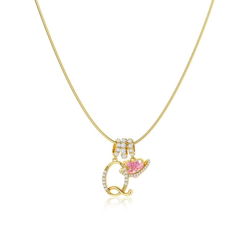 LuminaCharm™ 3-Layer Initial Pendant Necklace — Carry Your Unique Story with Effortless Glam and Confidence
