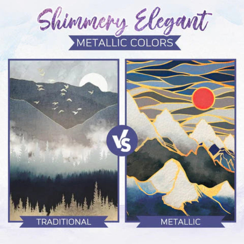 RadiantArt™ — Ignite Your Imagination with Luminous Metallic Mastery