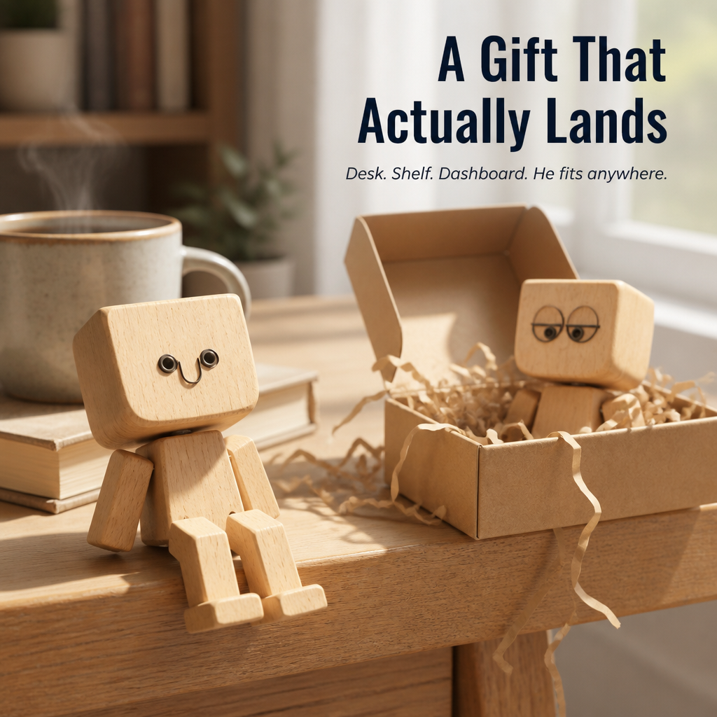 WoodMuse™ — Park a Handcrafted Wooden Pal That Sways With Every Ride