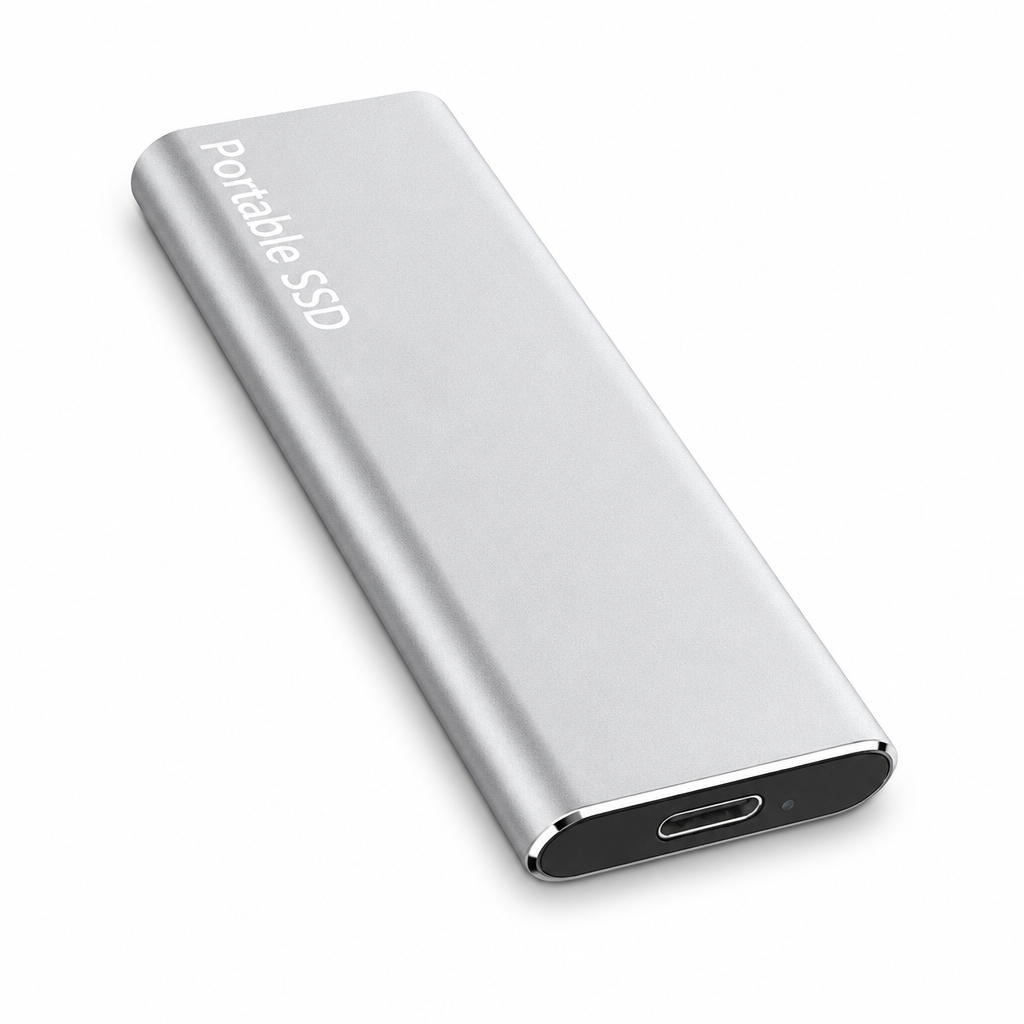 Portable 4TB USB-C Metal External Hard Drive