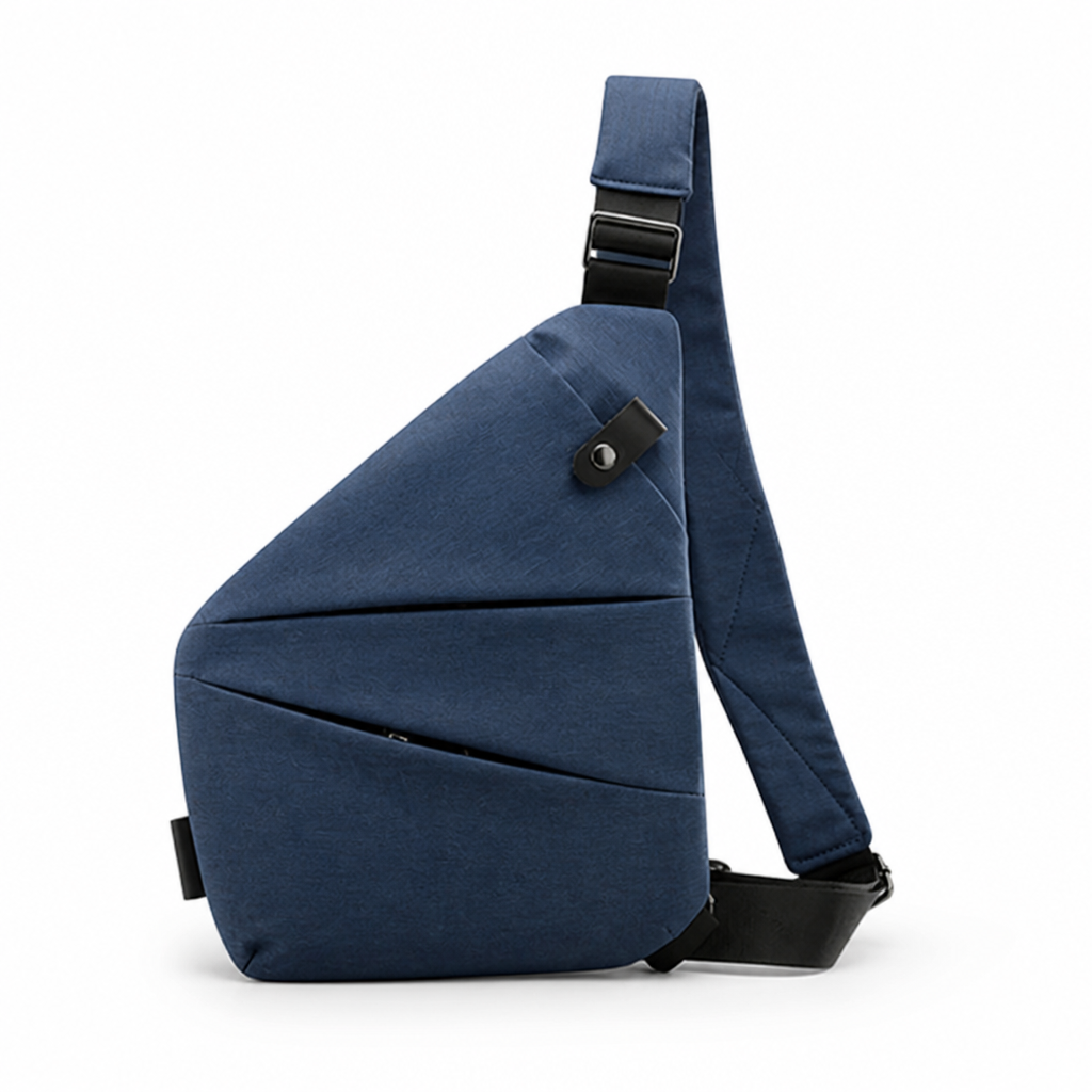 Cut-Resistant Strap & RFID-Blocking Pocket Crossbody Bag