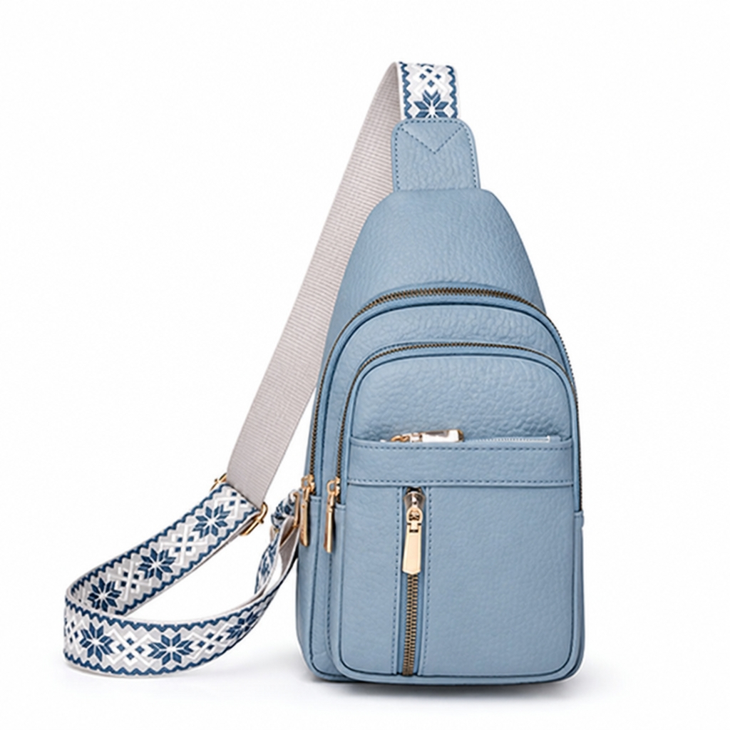 Anti-Slash RFID-Blocking Water-Repellent Crossbody Bag