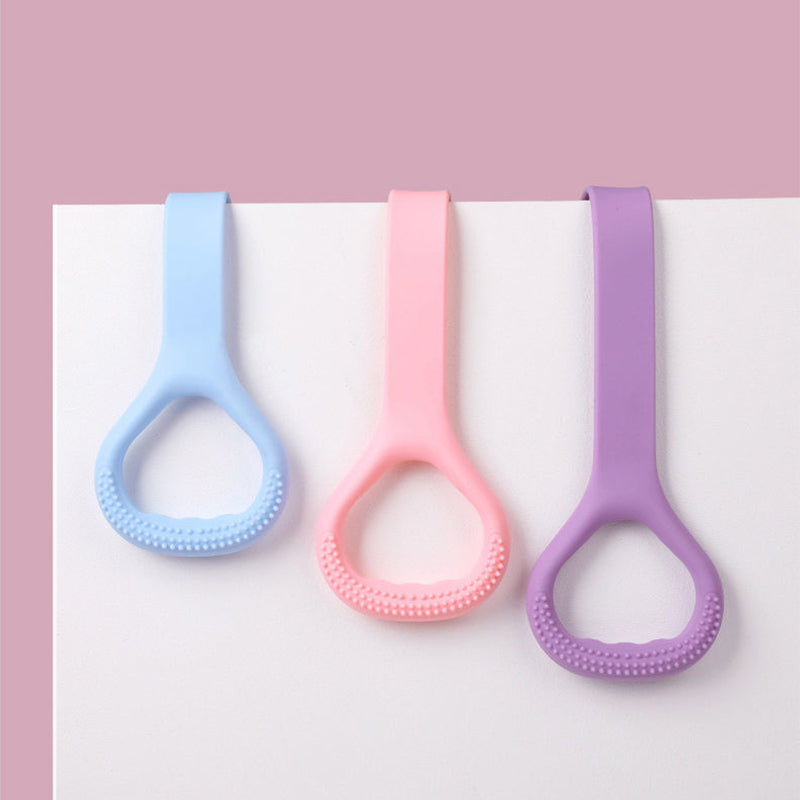Non-Slip Handle Silicone Stretching Band for Yoga and Exercise