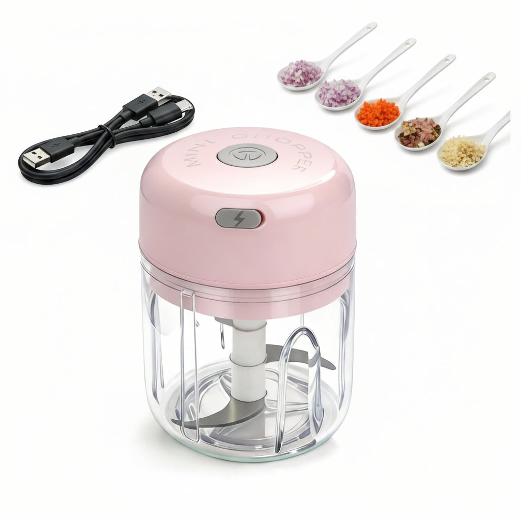 Mini Food Chopper – Electric and USB Rechargeable