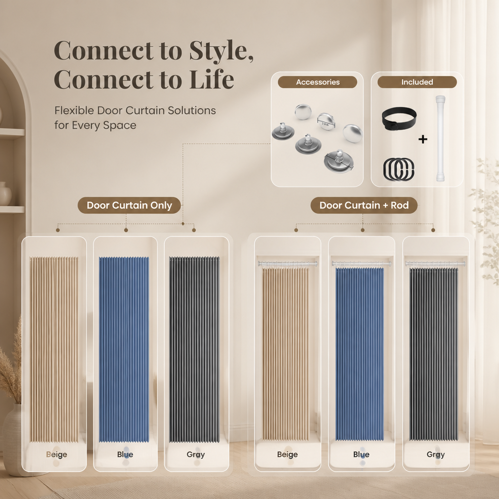 GlideShade™ — Instant Privacy and Cozy Style Without a Single Drill