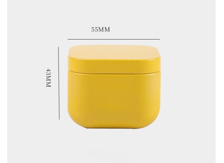 Compact Metal Container for Storing Tea, Sweets, and Medications