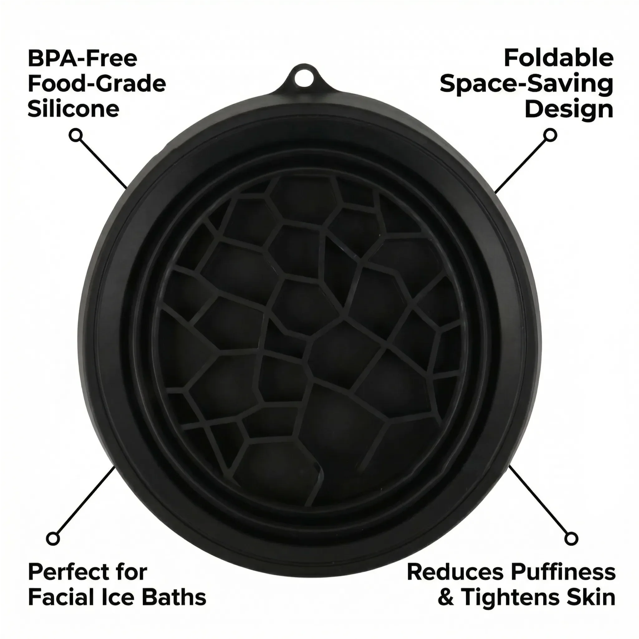 Large Honeycomb Silicone Ice Cube Mold Ø 26.4 cm