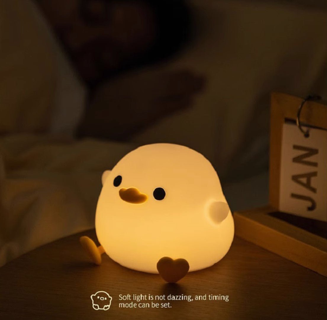 Touch-Controlled LED Chick Night Light with Timer Feature