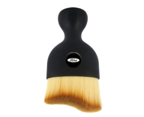 Set of 2 Soft Bristle Brushes for Car Interior Cleaning