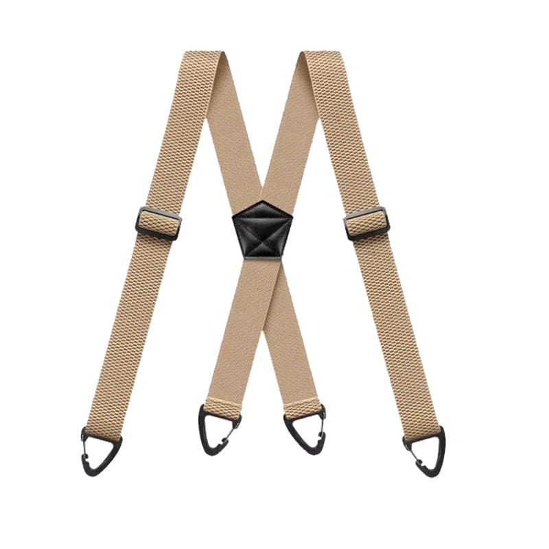 Adjustable Non-Slip Suspenders with Four Clips