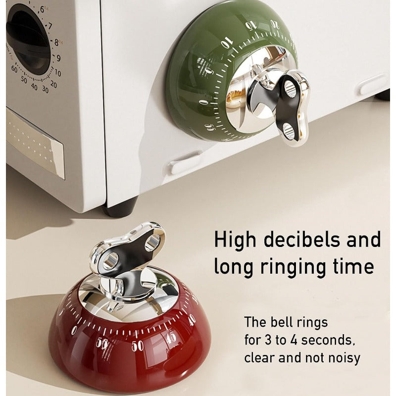 Magnetic Base Mechanical Timer for Kitchen Use