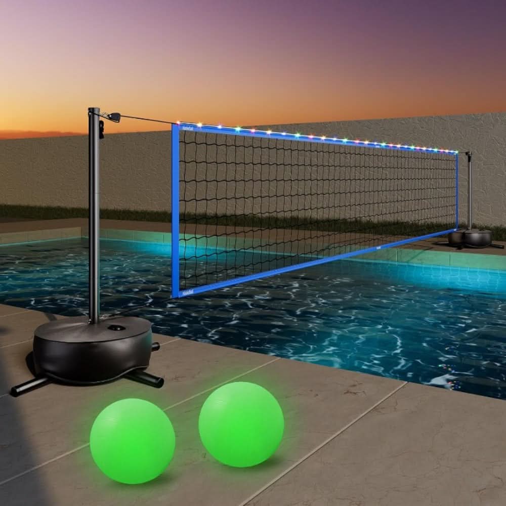 Backyard Water Volleyball Net for Family - Summer Pool Game Set