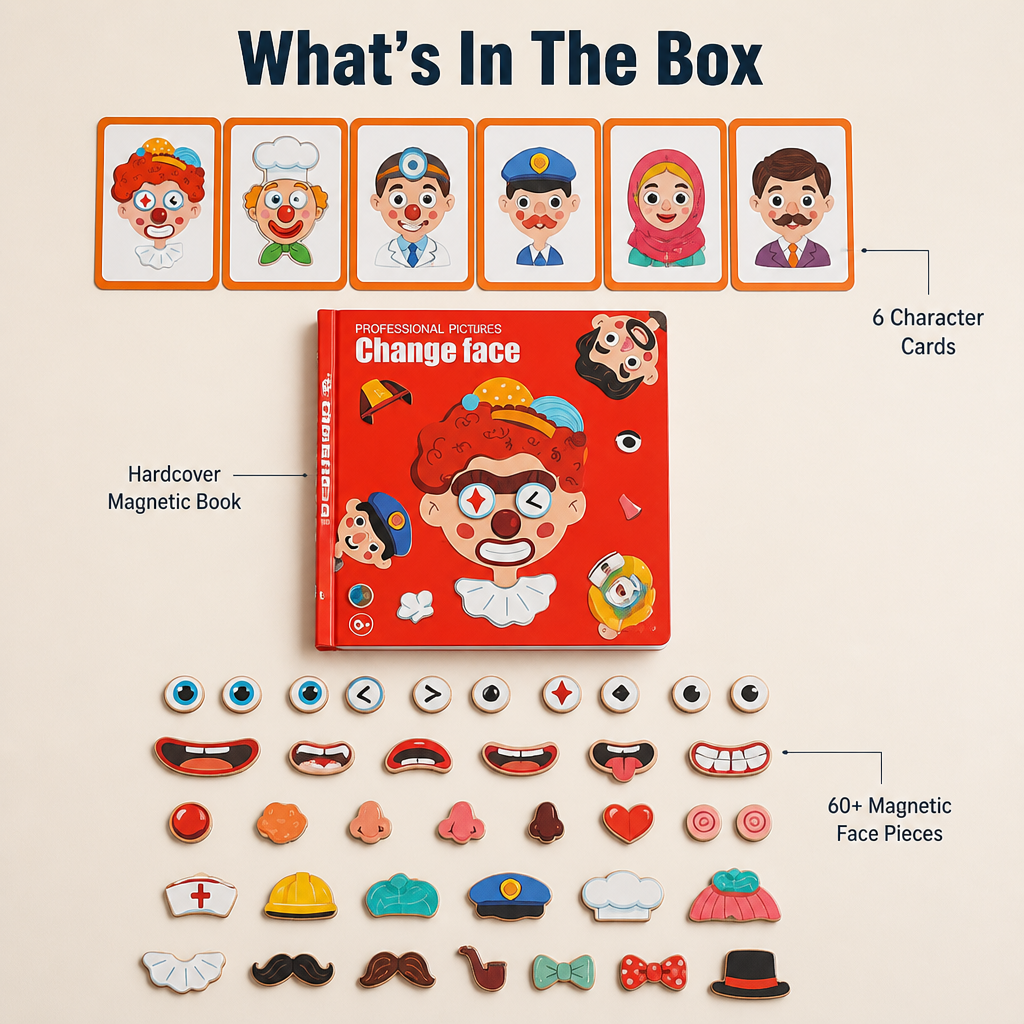 EmotiMate™ — Create Magnetic Expressions That Help Kids Learn Big Emotions Without Screens