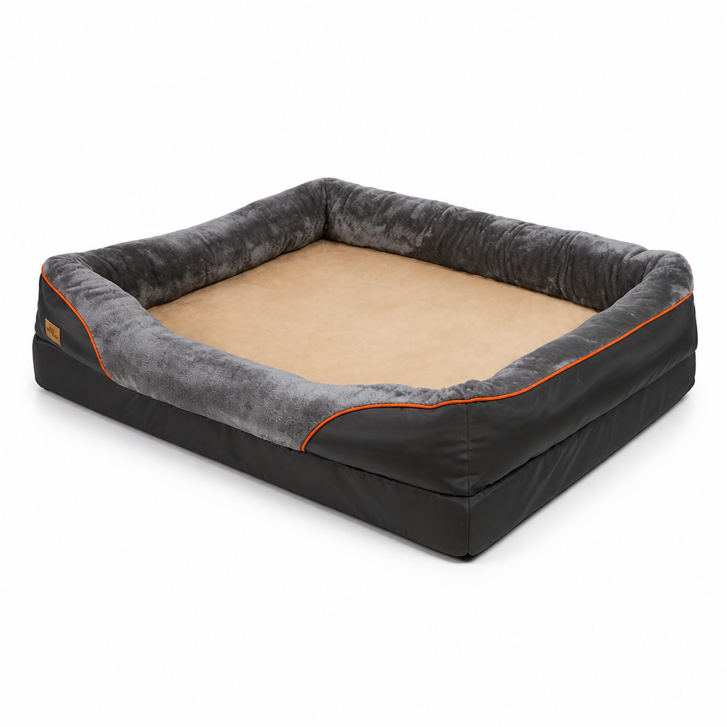 Extra-Large Orthopedic Foam Dog Bed (Washable Zipper Cover)