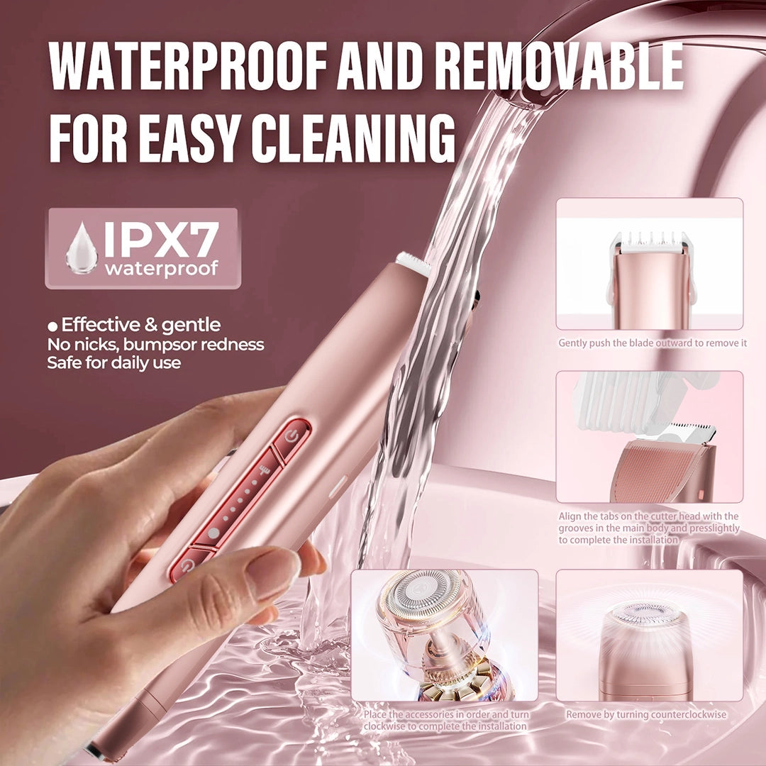 LumiSlide™ Precision Trimmer — Glide into Effortless, Irritation-Free Smoothness Every Time