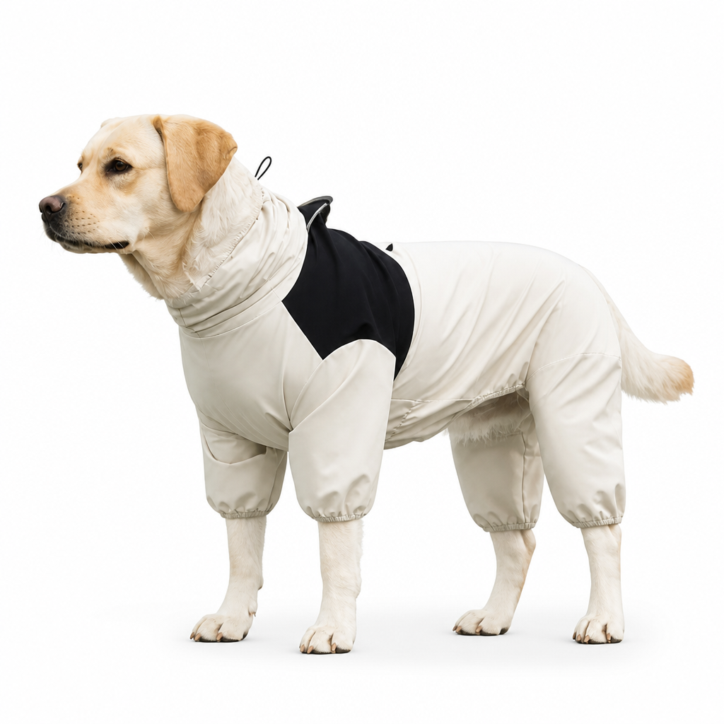 Waterproof Four-Leg Full-Coverage Dog Raincoat (Adjustable Straps)