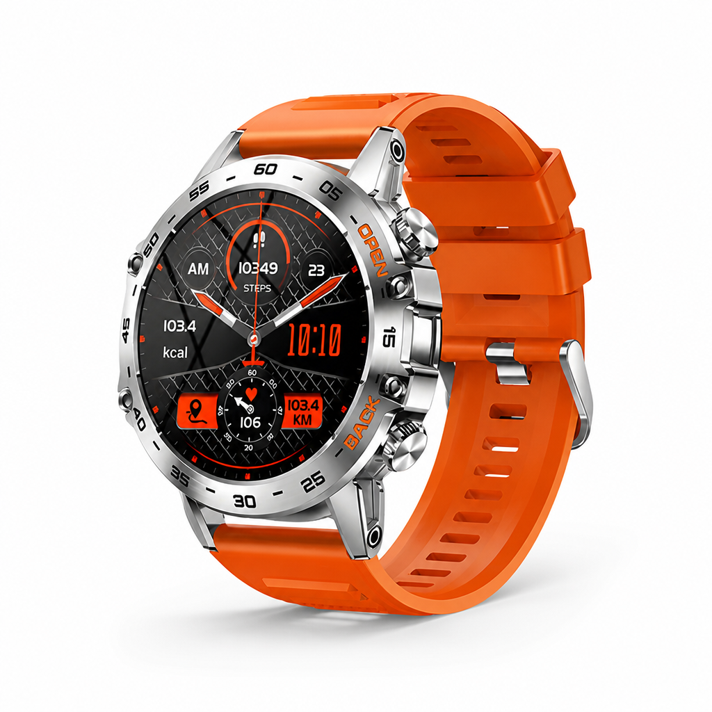 AMOLED Display & Built-In GPS Smartwatch