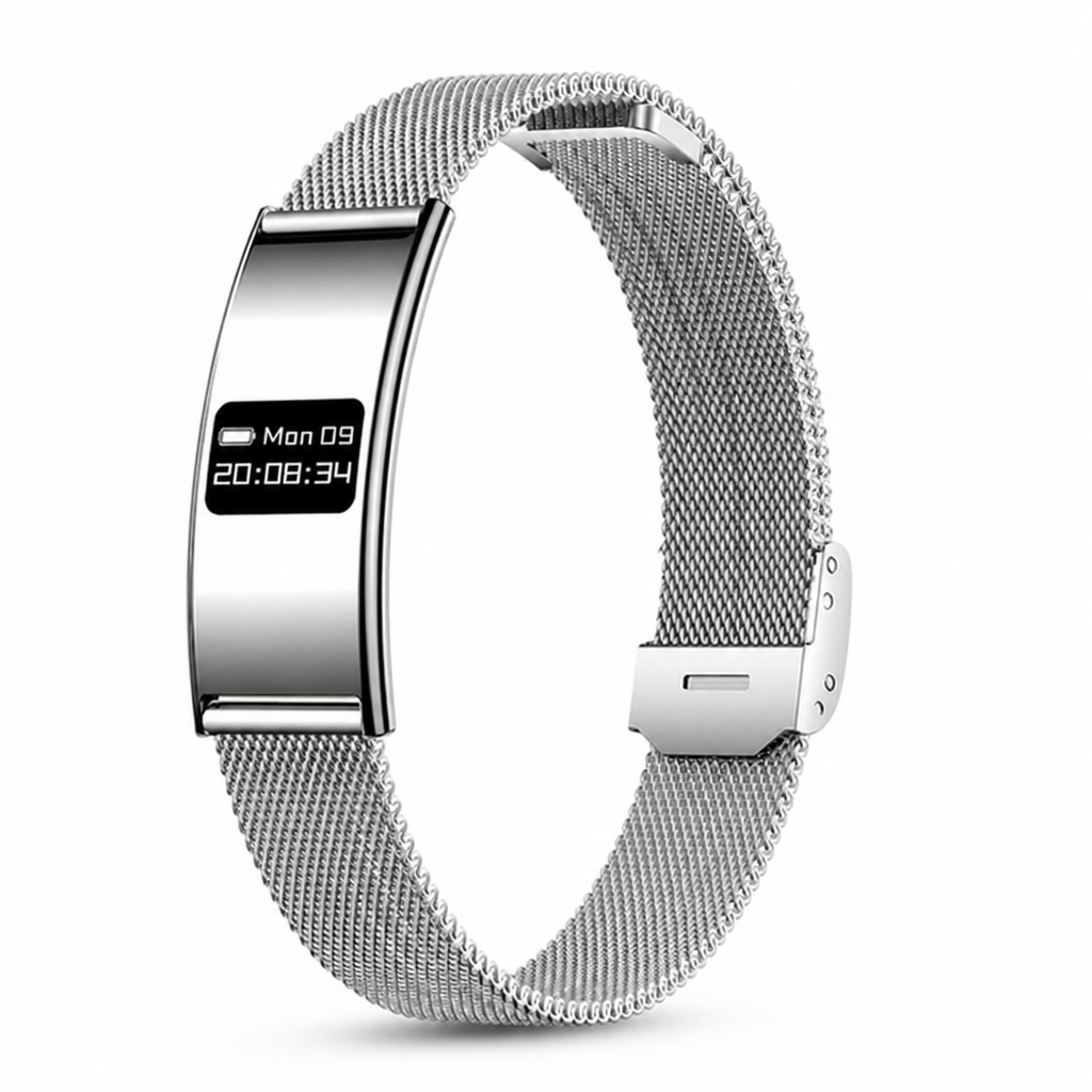 Zinc Alloy IPX8 Waterproof Fitness Bracelet