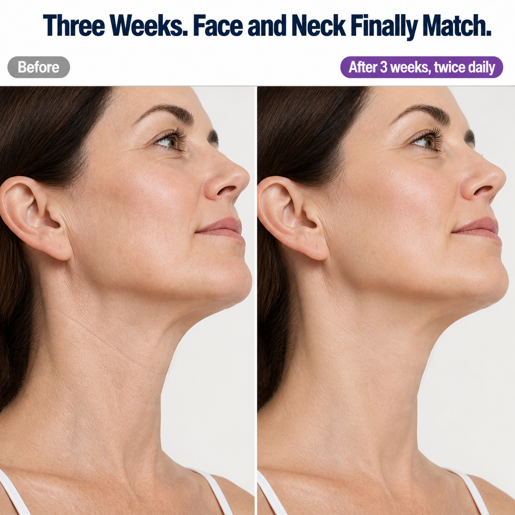 NeckLift Radiance™ — Smooth Out Tech Neck Using Chilled 5-Ball Peptide Cream