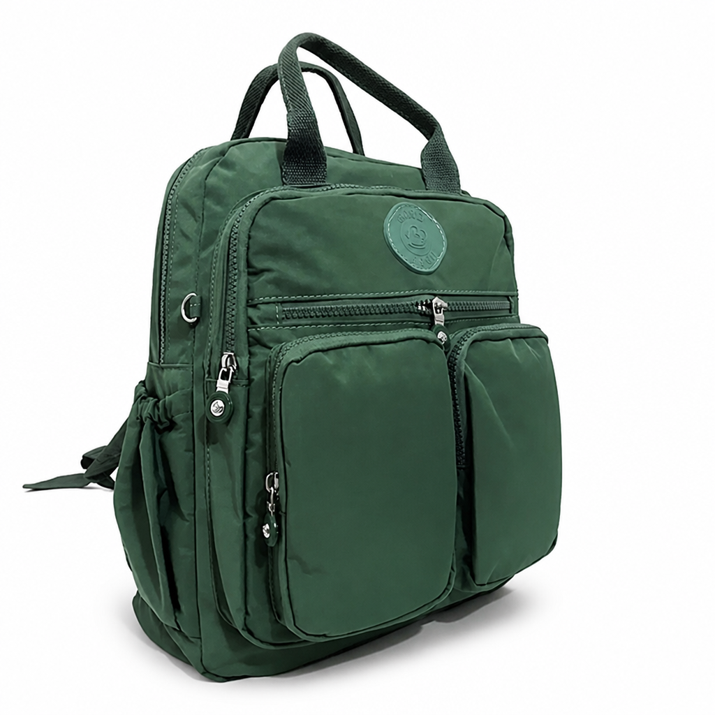 Water-Repellent Multi-Compartment Backpack (Padded Straps)
