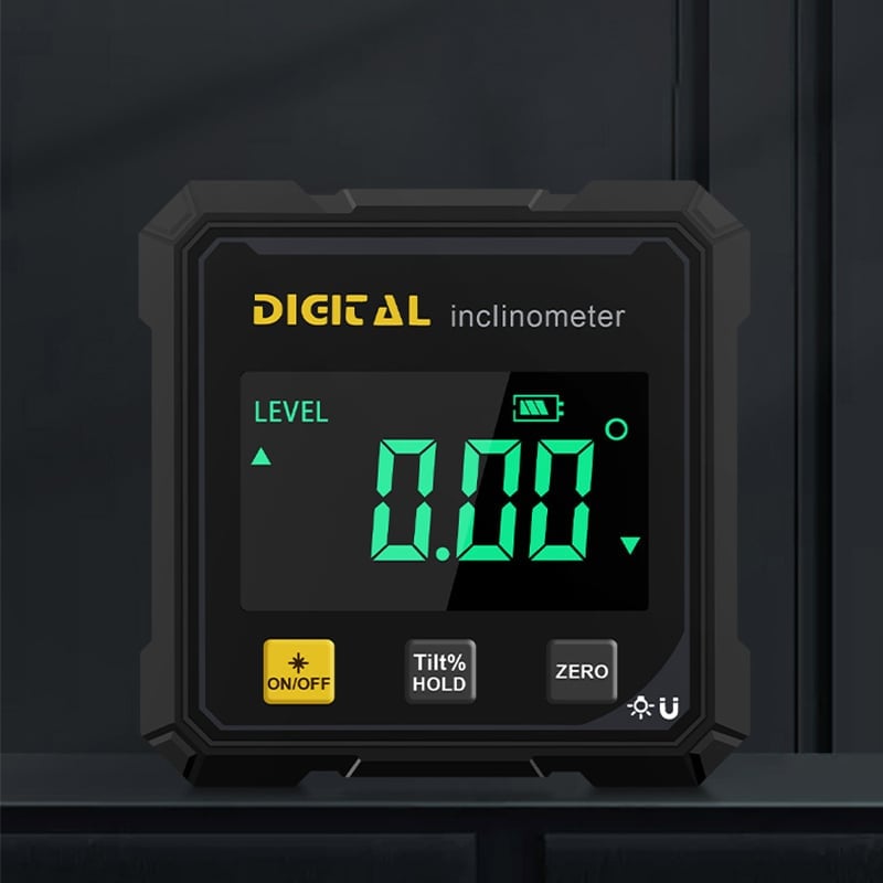 Magnetic Base Digital Angle Finder – 360° Accurate Measurement
