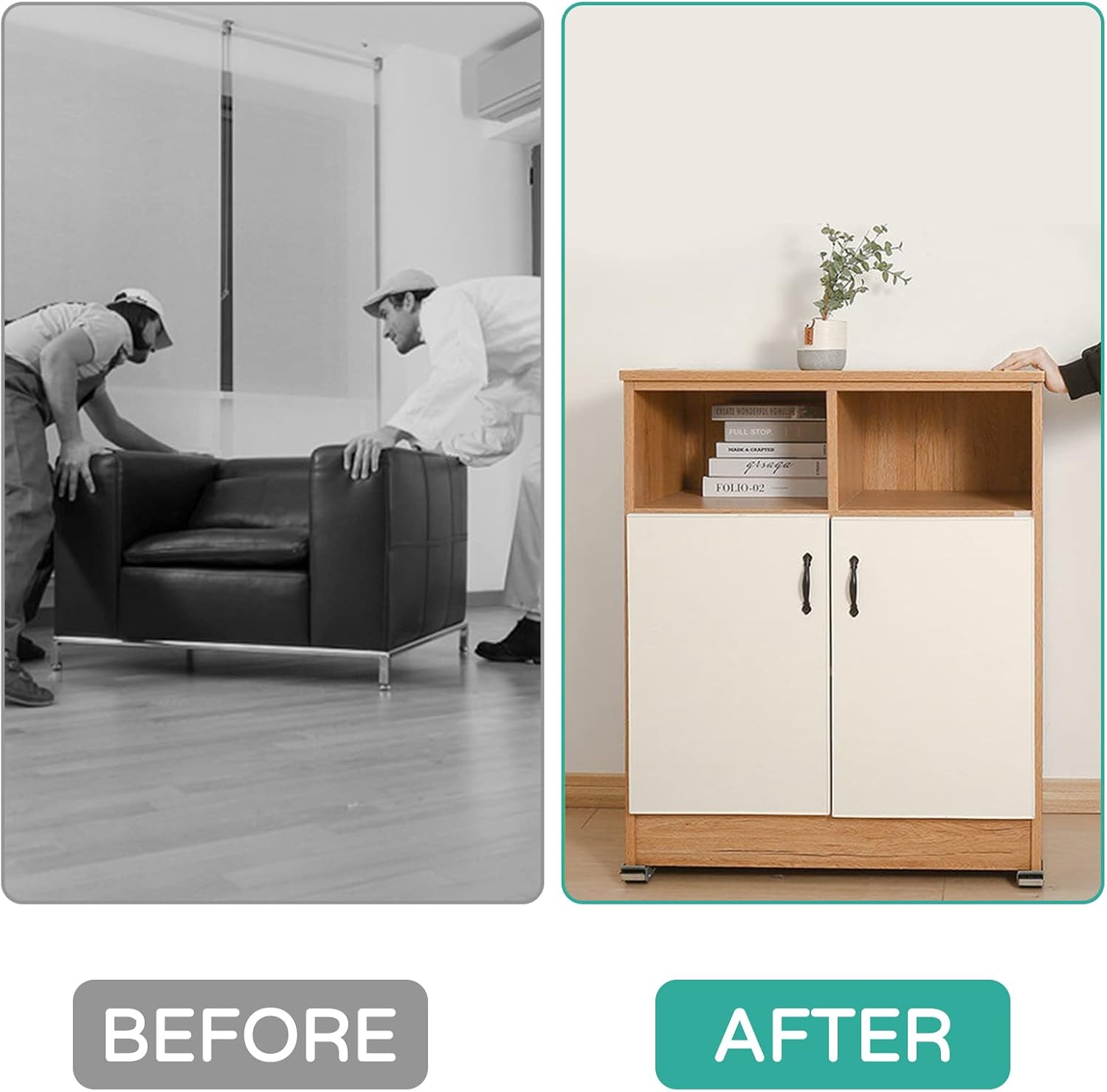 ShiftEase™ — Effortless Furniture Moves That Save Your Back and Floors