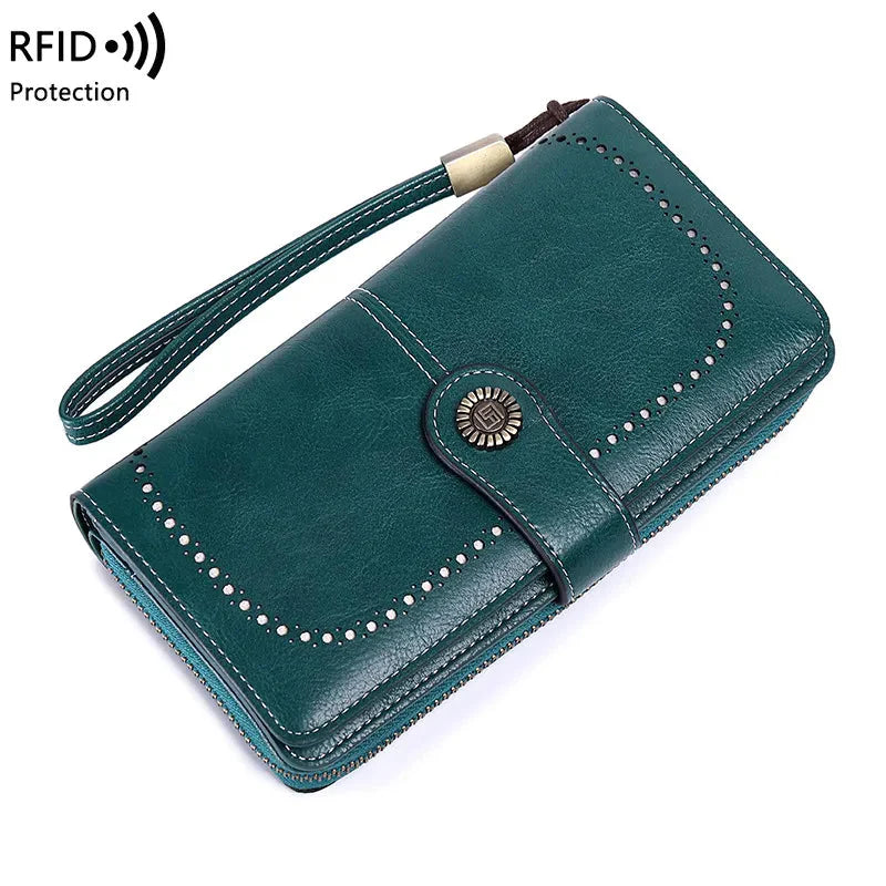 RFID Blocking Wallet for 24 Cards - Slim and Compact Design