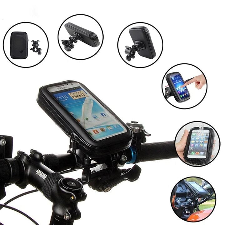 Wireless Charging Bicycle Phone Mount – Waterproof Design