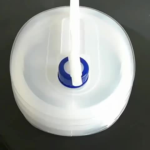 Foldable Water Container with Sealed Lid for Camping and Outdoor Use