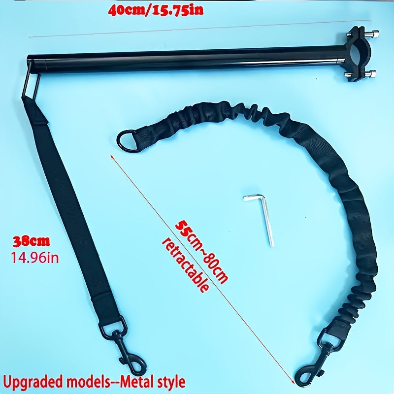 Shock Absorbing Dog Leash for Biking