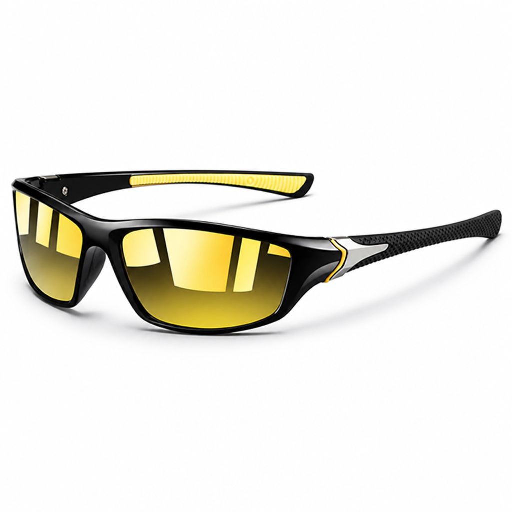 Polarized UV400 Rubber-Grip Wrap Sunglasses