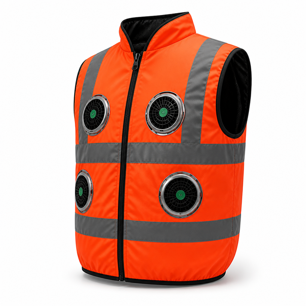 Integrated Fan Lightweight & Breathable Cooling Vest