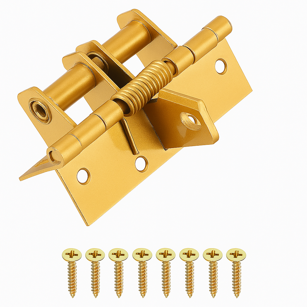 Gently Closing Spring-Loaded Soft-Close Door Hinge