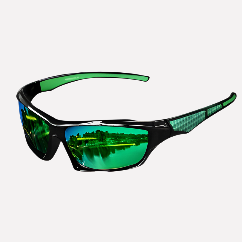 Wraparound Sports Sunglasses with UV400 Polarization for Outdoor Activities